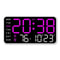 Extra Large LED Wall Clock With Temperature Timer And Date Display 7