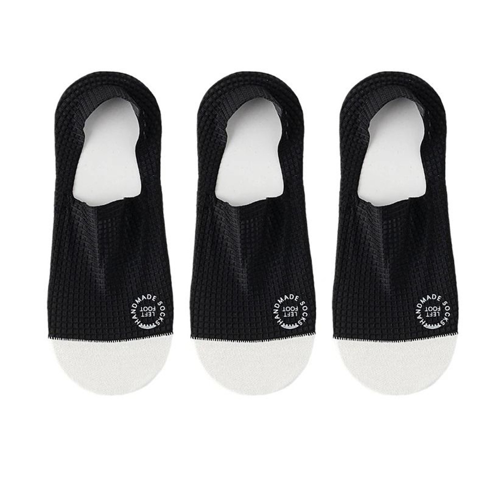 Mens Invisible Boat Socks Breathable Sweat Absorbing Mesh Socks 11
