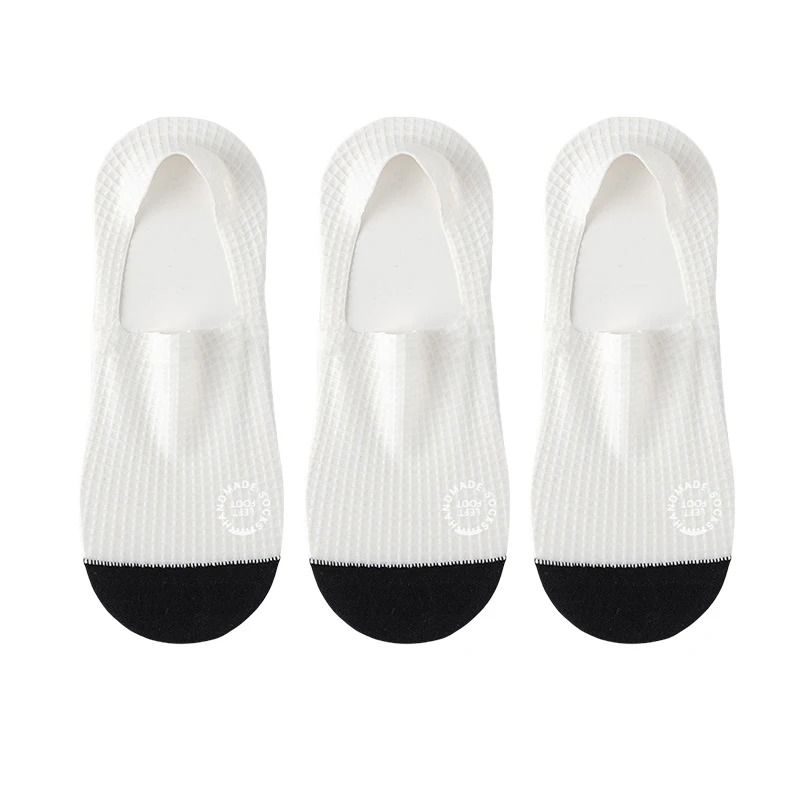 Mens Invisible Boat Socks Breathable Sweat Absorbing Mesh Socks 6