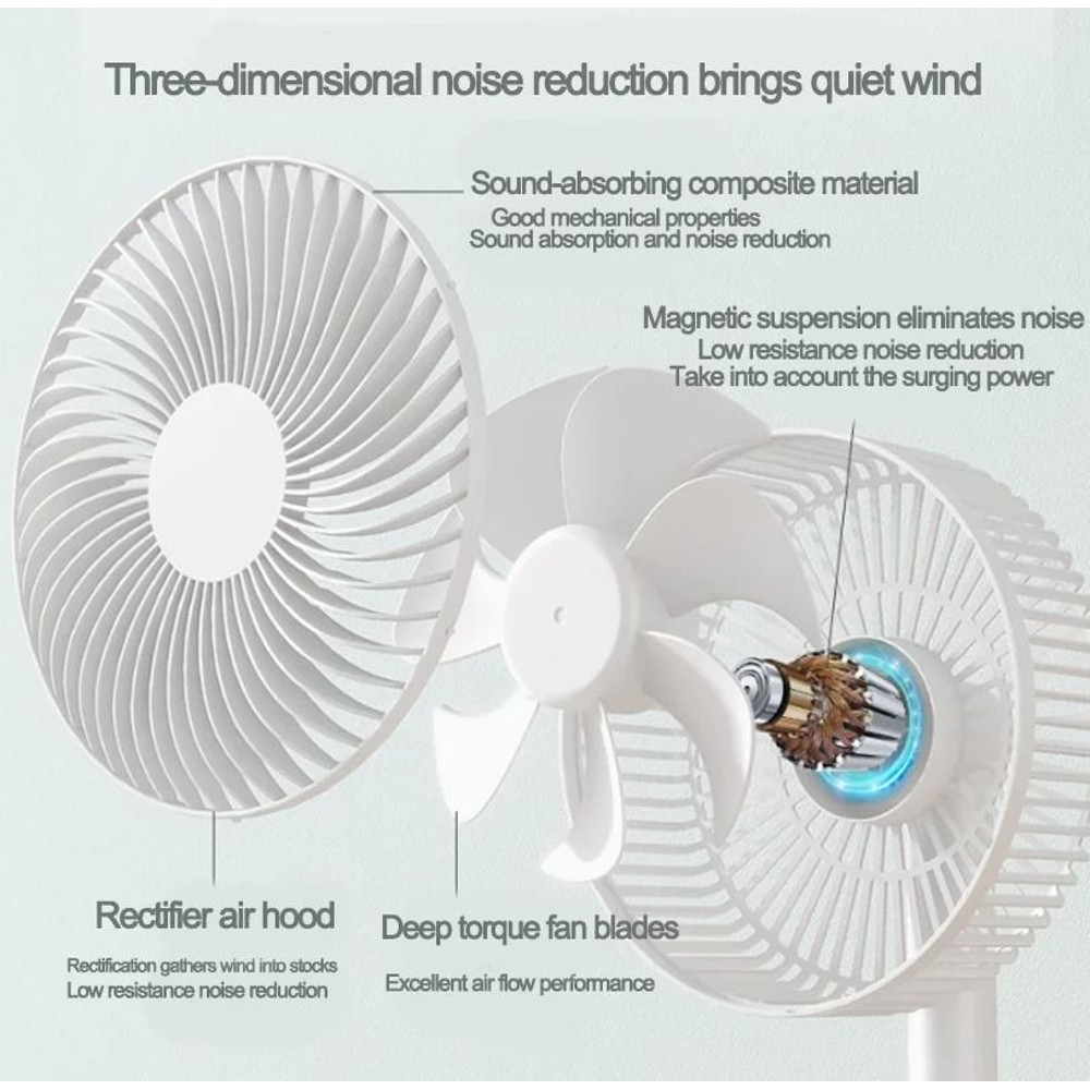 Portable Mini USB Desk Fan With Adjustable Tilt 4