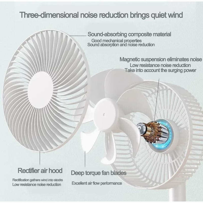 Portable Mini USB Desk Fan With Adjustable Tilt 4