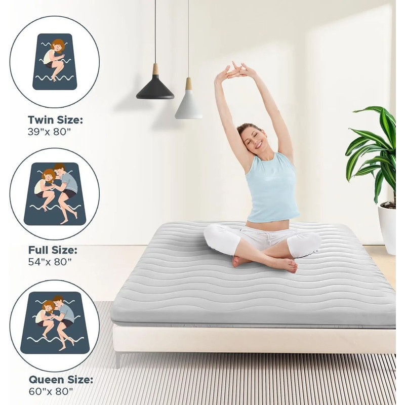 Foldable Floor Mattress With High Density Foam 4