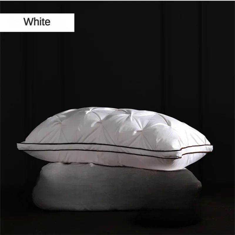 Luxury Goose Down Pillow With Soft Cotton Cover 3