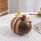 Wooden Bee Toothpick Holder With Moisture Proof Dispenser 0