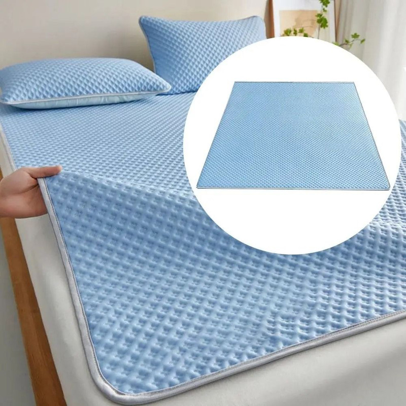 Cooling Ice Silk Sleeping Pad For Summer Comfort 3