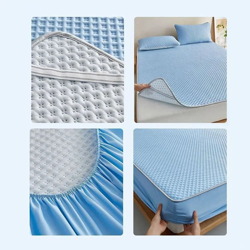 Cooling Ice Silk Sleeping Pad For Summer Comfort 4