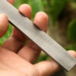 damascus steel knife blade blank for diy knife making