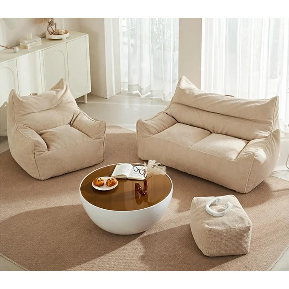 Soft Waffle Bean Bag Cover Set Without Filler 3