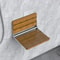 Wall Mounted Folding Wooden Shower Seat 1