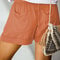 High Waist Wide Leg Twill Summer Shorts For Women 1