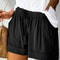 High Waist Wide Leg Twill Summer Shorts For Women 4