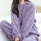 Velvet Ribbed Fleece 2 Piece Lounge Set For Women 16