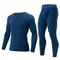 Mens Thermal Underwear Long Sleeve Top And Pants Set 1
