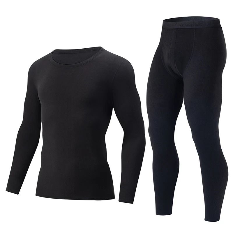 Mens Thermal Underwear Long Sleeve Top And Pants Set 2
