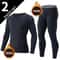 Mens Thermal Underwear Long Sleeve Top And Pants Set 13