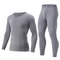 Mens Thermal Underwear Long Sleeve Top And Pants Set 3