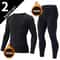 Mens Thermal Underwear Long Sleeve Top And Pants Set 7