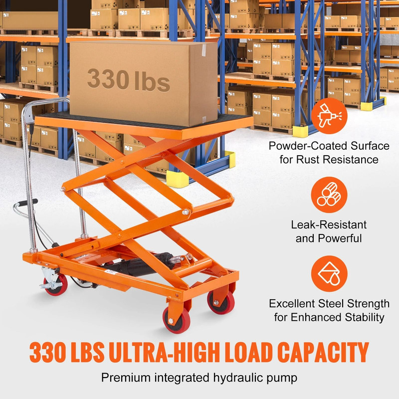 Heavy Duty Hydraulic Lift Table Cart 0