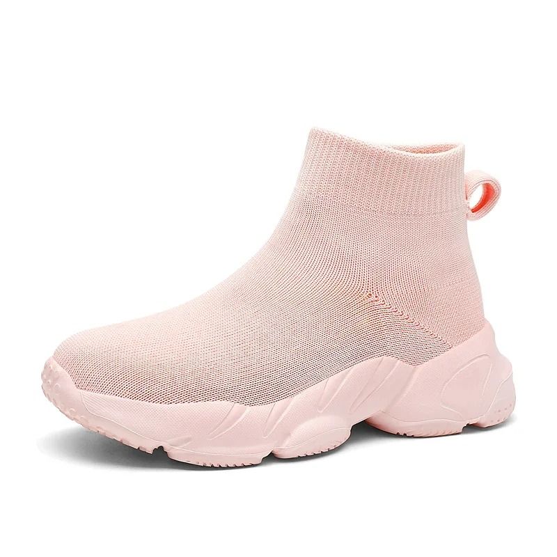 Childrens High Top Sock Style Shoes Casual Sports Sneakers 5