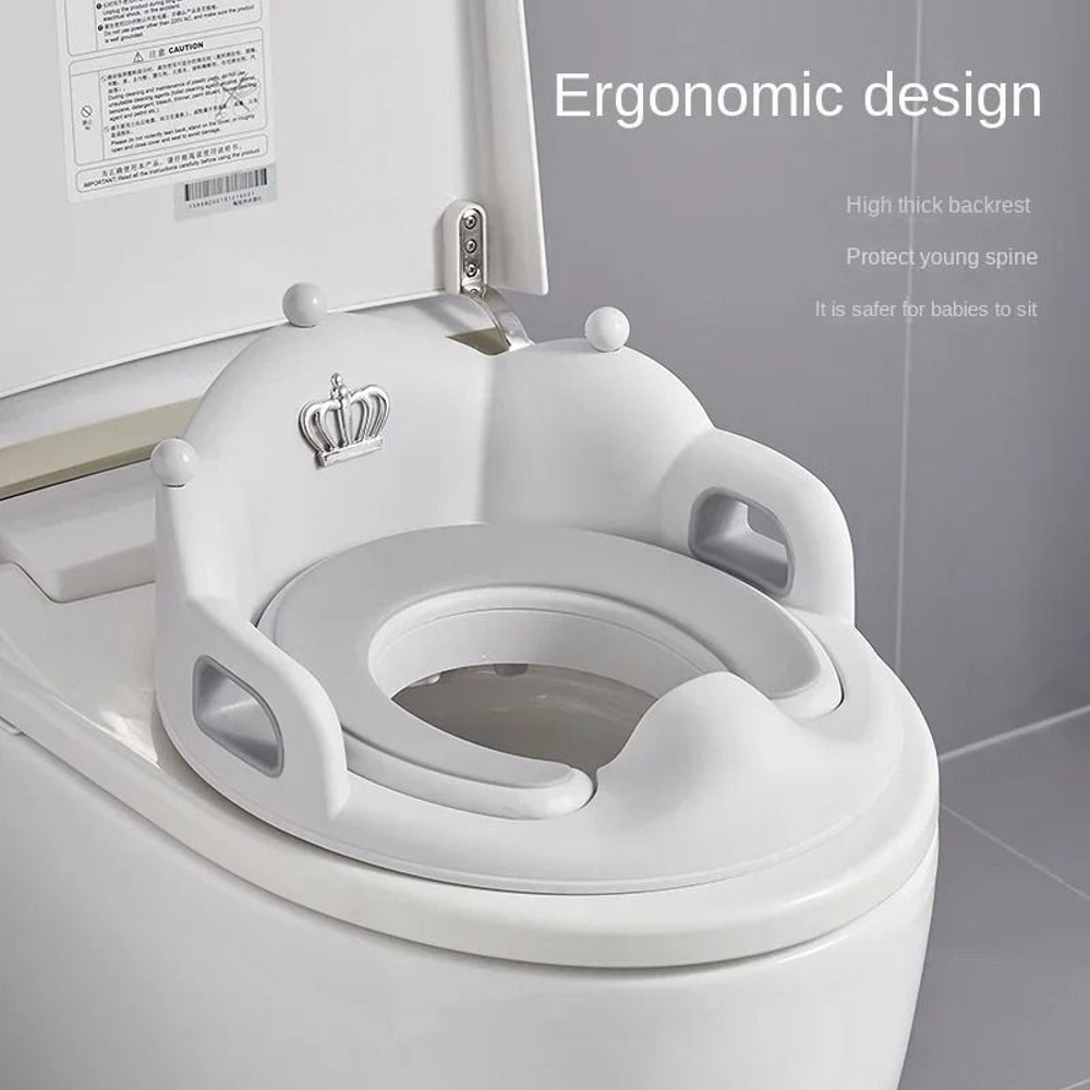Baby And Child Toilet Training Seat Ring With Soft Cushion 1