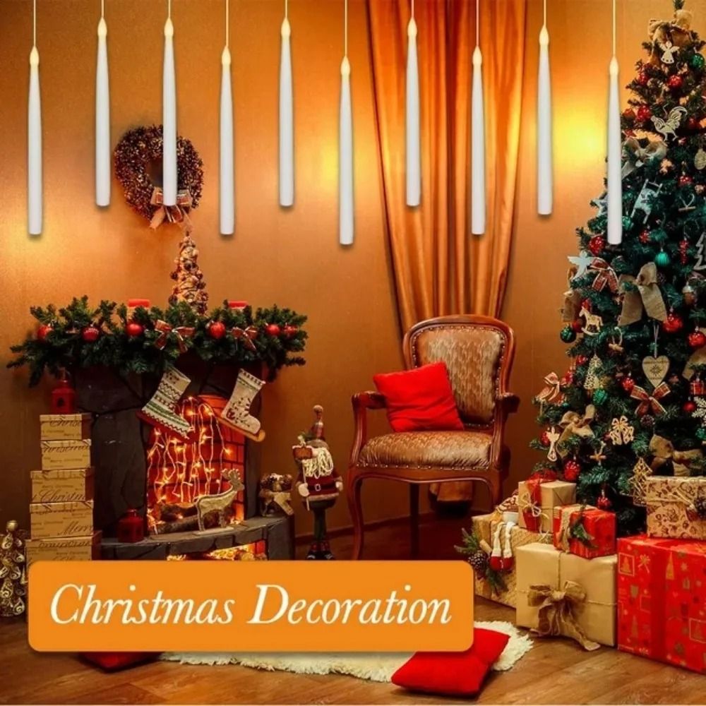 Magical LED Floating Candle Set With Remote Wand For Weddings And Holiday Home Decor 2