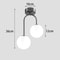 Modern Acrylic Ball Ceiling Light Fixture For Bedroom Corridor And Home Decor 9