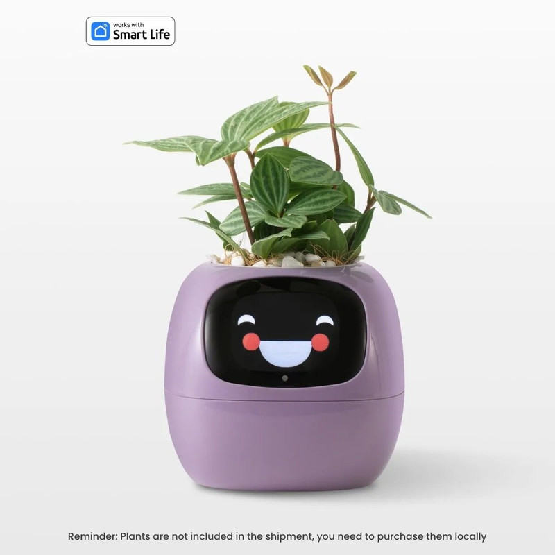 Interactive AI Smart Planter With Expressions And Sensor Technology 8