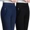Elegant High Waist Straight Pants For Women With Elastic Waistband 2