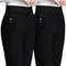 Elegant High Waist Straight Pants For Women With Elastic Waistband 3