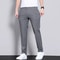 Mens Ultra Thin Quick Dry Elastic Trousers Summer Slim Straight Pants 3