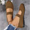 Women Foldable Square Toe Casual Slip On Loafers 2