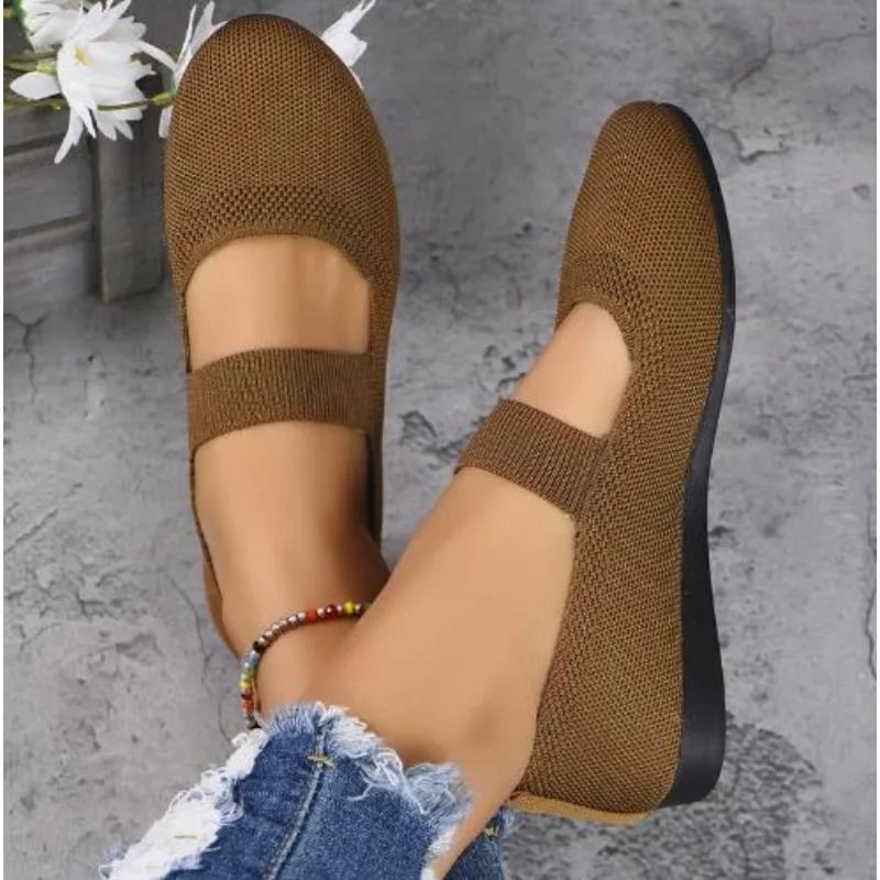 Women Foldable Square Toe Casual Slip On Loafers 2