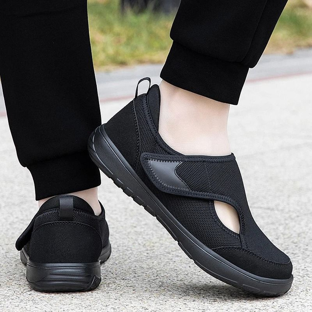 Mens Orthopedic Wide Fit Walking Sneakers With Soft Comfort Support 2