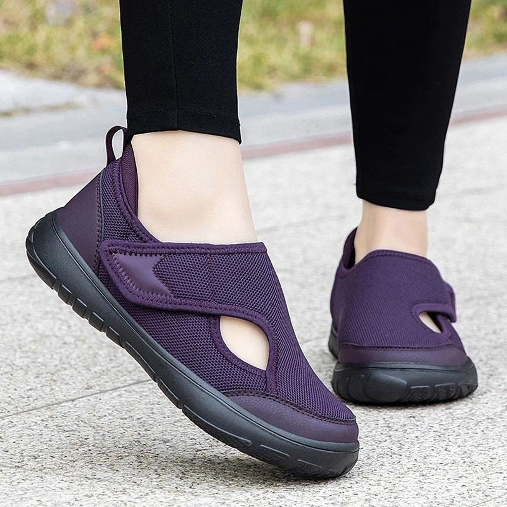 Mens Orthopedic Wide Fit Walking Sneakers With Soft Comfort Support 4