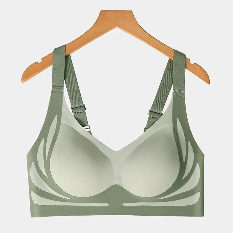 Women Seamless Push Up Wireless Bra Full Coverage Soft Support 6