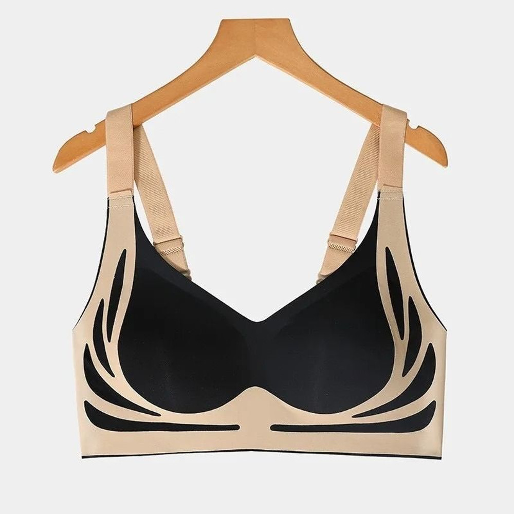 Women Seamless Push Up Wireless Bra Full Coverage Soft Support 7