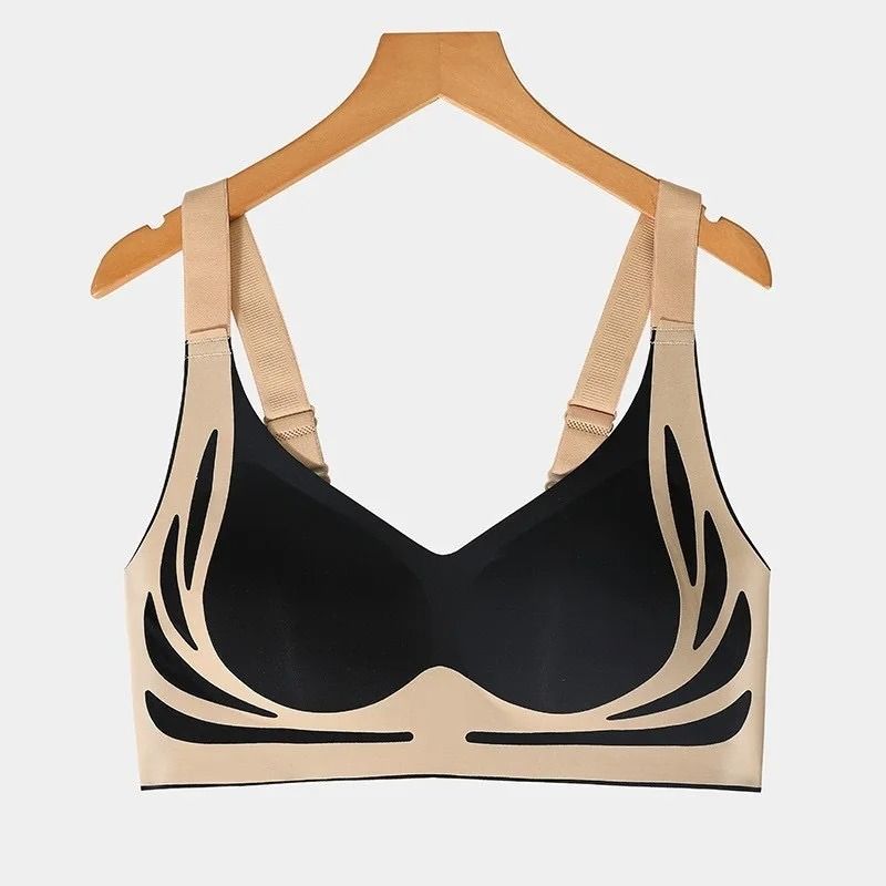 Women Seamless Push Up Wireless Bra Full Coverage Soft Support 7