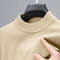 Mens Half Turtleneck Knit Sweater Casual Solid Color Pullover 6