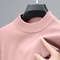 Mens Half Turtleneck Knit Sweater Casual Solid Color Pullover 11