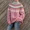 Womens Crew Neck Knit Sweater Casual Pullover 6