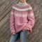 Womens Crew Neck Knit Sweater Casual Pullover 6