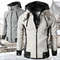 Mens Zip Up Fleece Bomber Jacket Hooded Casual Coat 0