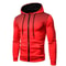 Mens Zip Up Fleece Bomber Jacket Hooded Casual Coat 8