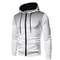 Mens Zip Up Fleece Bomber Jacket Hooded Casual Coat 9