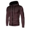 Mens Zip Up Fleece Bomber Jacket Hooded Casual Coat 13