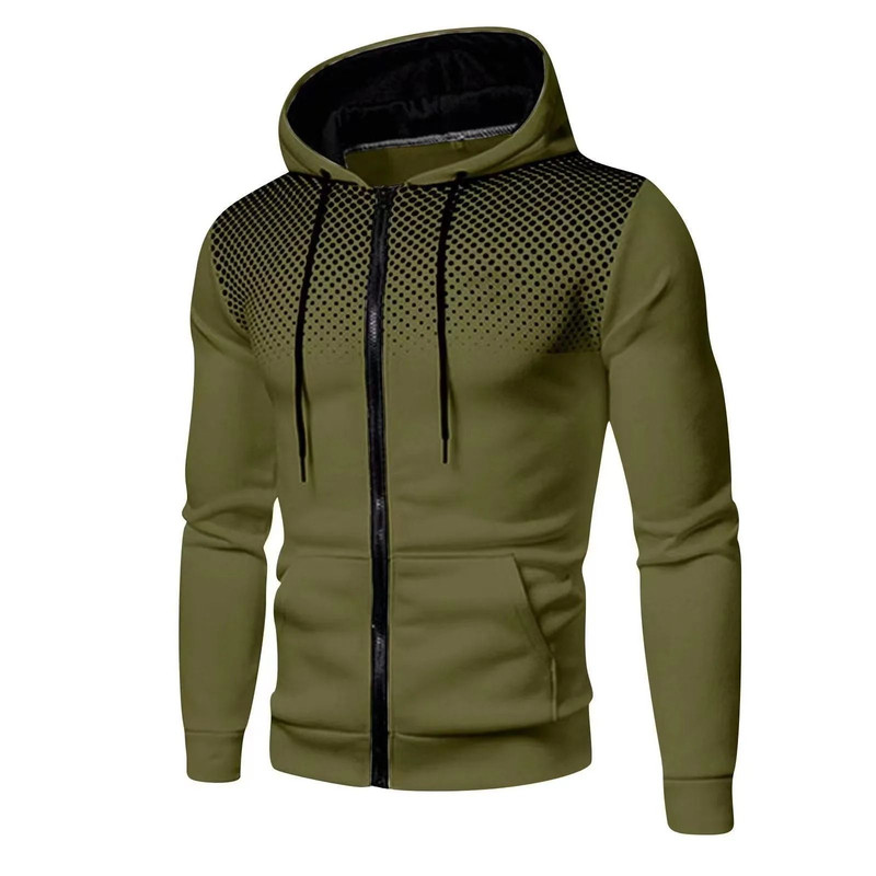 Mens Zip Up Fleece Bomber Jacket Hooded Casual Coat 14