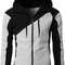 Mens Zip Up Fleece Bomber Jacket Hooded Casual Coat 22