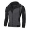Mens Zip Up Fleece Bomber Jacket Hooded Casual Coat 28