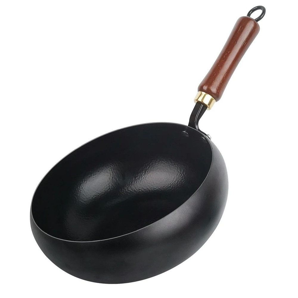 Nonstick Sauce Pan With Wooden Handle And Lid 4