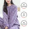 Womens Thickened Flannel Pajama Set With Long Sleeves 3